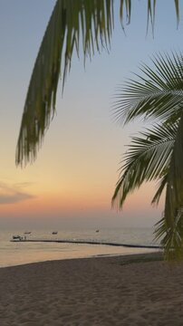 View of Khao Lak beach resort in Phang Nga, thailand