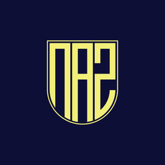 naz letter logo design