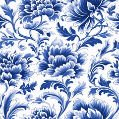 abstract seamless floral pattern