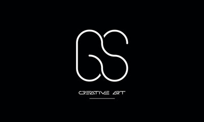 GS, SG, G, S abstract letters logo monogram