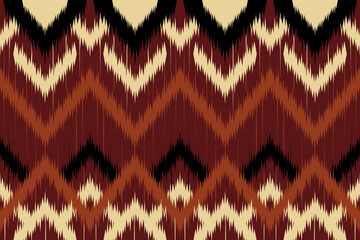 Beautiful Ethnic abstract ikat art. Seamless pattern in tribal,folk embroidery,and Mexican style.Aztec geometric art ornament print.Design for carpet,wallpaper, clothing,wrapping,fabric