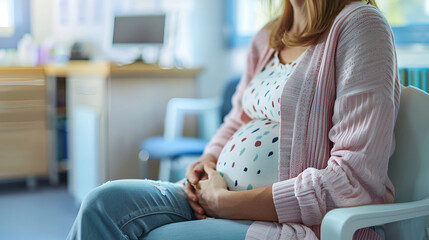 Expecting Mother in Clinic