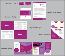 This is simple and vector stationary design and it is editable.