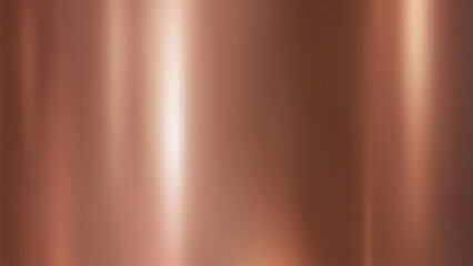 Metal Copper texture background or aluminum brushed Copper texture with reflection .Copper antique color for border, frame, ribbon design.Vector Illustration