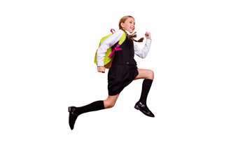 Full length body size view of nice attractive charming lovely cheerful cheery strong purposeful...