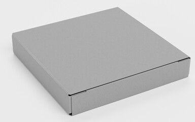 Realistic 3D Render of Pizza Box