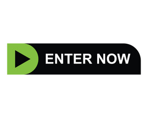 enter now button on white background. enter now button sign