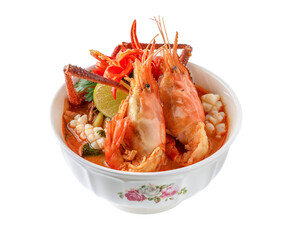 Thai Food, Creamy Shrimp Tom Yum transparent png