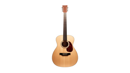 Obraz premium Acoustic guitar cutout. Classic guitar on transparent background