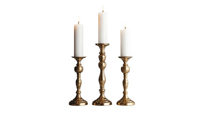 Classic candlestick cutout