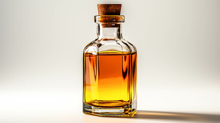 essence oil Bottle on white