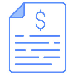 Fototapeta premium Financial Document