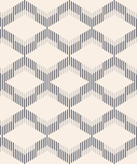 Geometric pattern concept. Seamless pattern in earth tone background. Design for ikat, blanket, fabric, clothing, carpet, textile, ethnic, batik, embroidery.