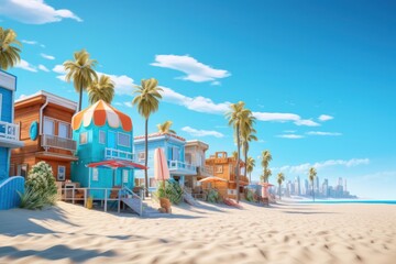 Beach architecture building outdoors. 