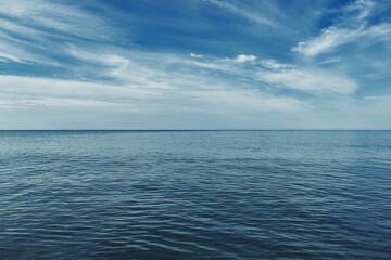 blue sky and sea