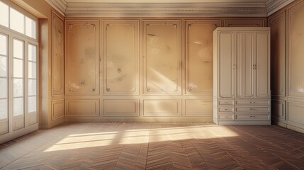 Empty Room with Sunlight