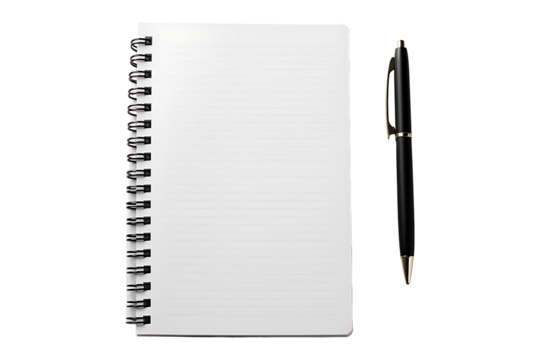 notepad Isolated on transparent background