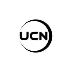 UCN Letter Logo Design, Inspiration for a Unique Identity. Modern Elegance and Creative Design. Watermark Your Success with the Striking this Logo.