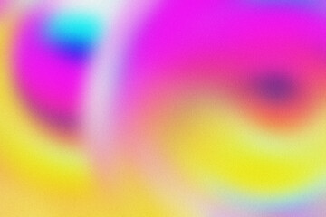 Obraz premium Background gradient blurred colorful with grain noise effect texture, for art product design, social media, trendy, vintage, brochure, banner, website, poster, web header