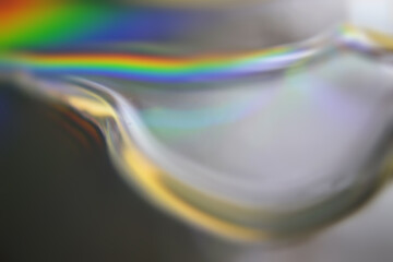 Blurry gradient iridescent fluid holographic chameleon design background with bright shimmering color. Gradient vivid bubble background. For web and print. For any your project