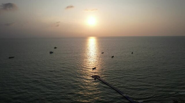 View of Khao Lak beach resort in Phang Nga, thailand