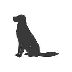 German Shepherd dog silhouette vector set - Vector drawing of a set of German shepherd dog breed silhouette