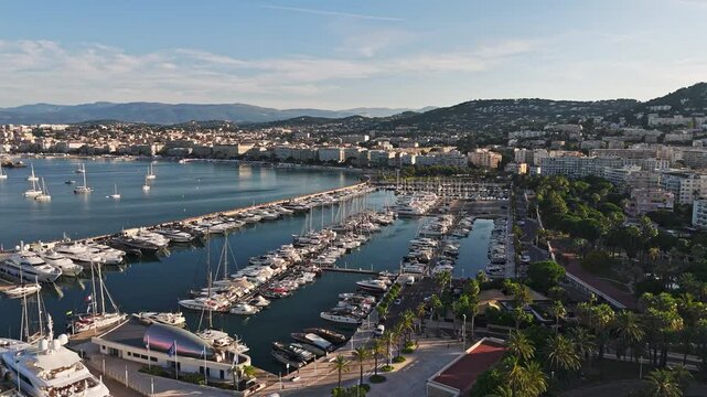 Cannes Marina at Sunrise