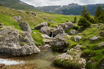 Mountain river landscape