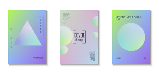 Triangle Poster. Minimal Shape. Purple 3d Set. Multyplying Hologram Banner. Fluorescent Space Illustration. Vibrant Placard. Gradient Design. Blue Triangle Poster