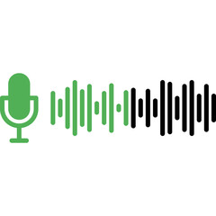 Podcast Audio Wave Icon
