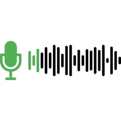 Podcast Audio Wave Icon