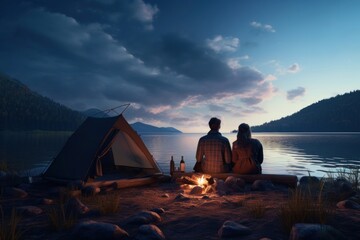 Camping tent outdoors nature.