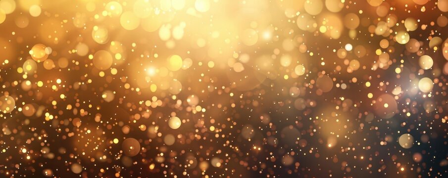 An illuminated background that shimmers and scatters light in all directions