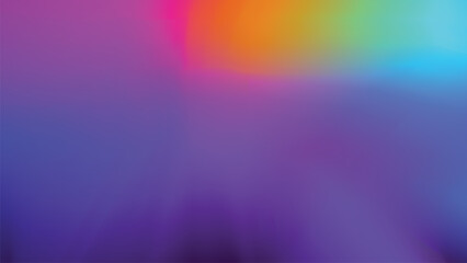 Abstract background with a combination of blue, green, yellow, pink, purple and red colors