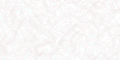 Natural printing illustrations of maps. topographic map in contour line light topographic topo contour map and ocean topographic line map