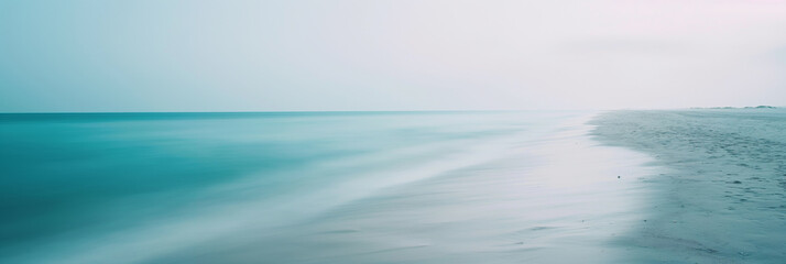 Photo of an empty calm beach