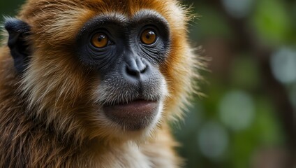 Obraz premium A list of ten facts about different monkey species from around the world ai_generated