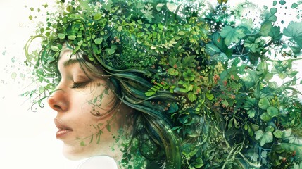 The concept image for mental health illustrates the importance of growth and positivity in your life.