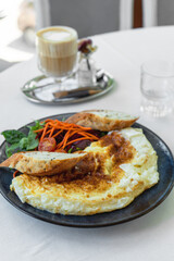 Egg White Omelet, Protein Breakfast, Healthy Eating