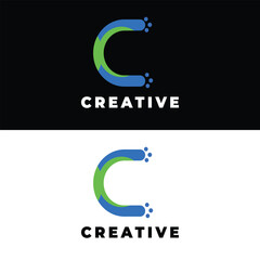 Fototapeta premium C logo Modern and Creative Design Concepts for Your Brand Identity 