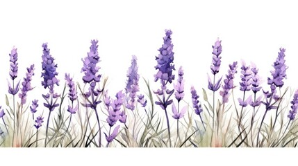 Obraz premium lavender isolated on white
