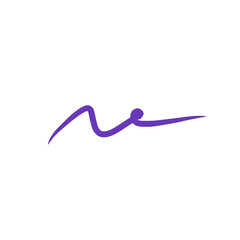 abstract squiggles line