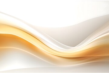 Abstract gold and white wave background
