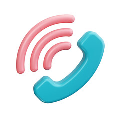 phone call 3d render icon