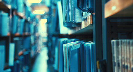  medical records, stack of medical records  vast collection of medical data being processed, ,health information management, medical records review, technology