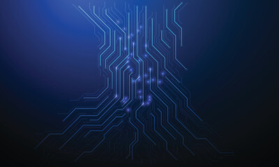 Circuit board. Technology background. Central Computer Processors CPU concept. Motherboard digital chip..