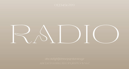 Vector luxury wedding alphabet letters font typography elegant classic serif fonts decorative vintag
