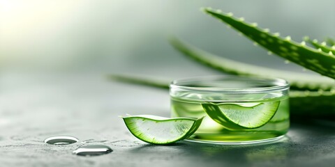 Skin Benefits of Organic Products with Aloe Vera, Tranexamic Acid, and Alpha Arbutin. Concept Healthy Skin, Organic Products, Aloe Vera, Tranexamic Acid, Alpha Arbutin,