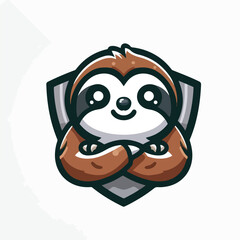 Cute sloth vector design Art
