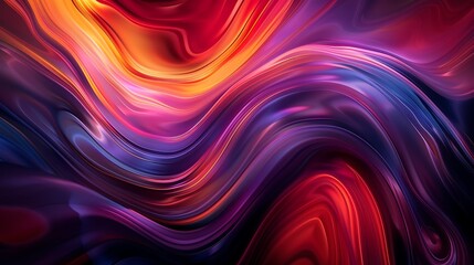 Mesmerizing swirls of vibrant hues cascading across the screen in a hypnotic dance.